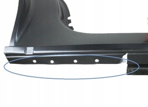 VW TRANSPORTER T5 7H0 2003-2015 próg słupek lewy rama 7H0810075A 4/6 MINIATURA