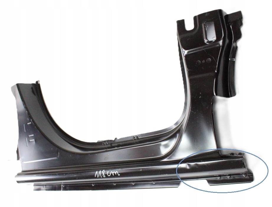 PEUGEOT PARTNER 4 IV K9 2019-2025 próg słupek prawy 9827687380 9827670480 3/4