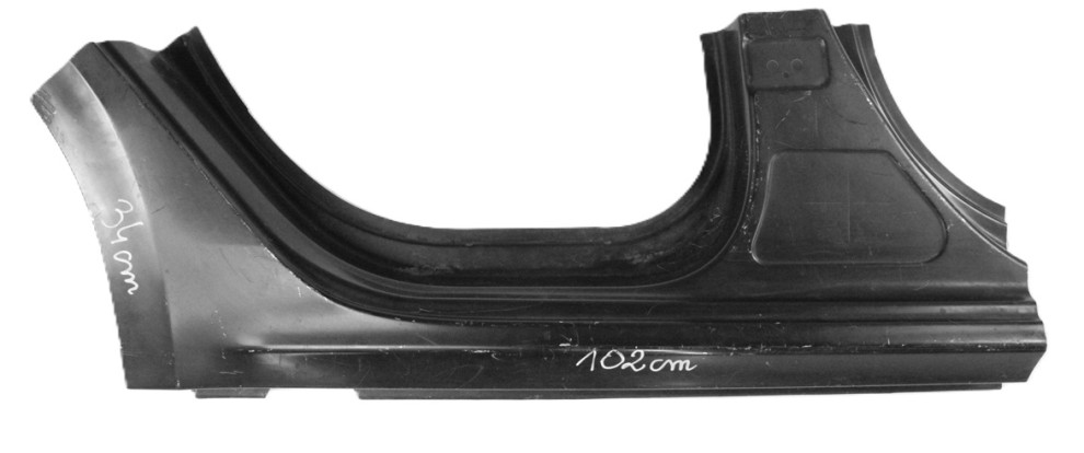 PEUGEOT 208 I 1 CA CC 2012-2019 próg słupek prawy 1607253780 1/3