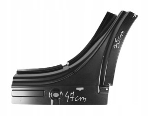 MERCEDES GLB EQB X243 X247 2019-2026 tylny błotnik słupek C lewy