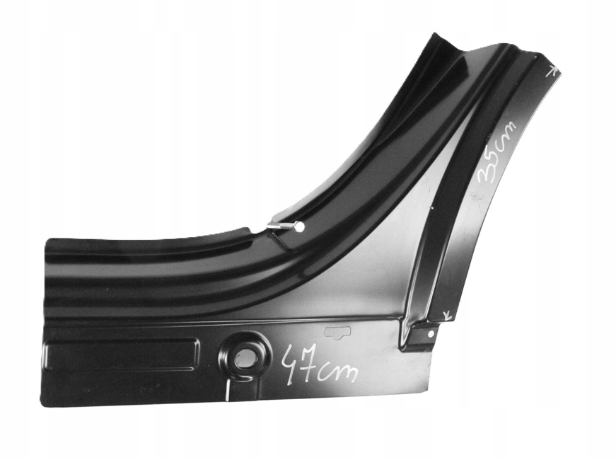 MERCEDES GLB EQB X243 X247 2019-2026 próg słupek C lewy zejście kolanko 2/3