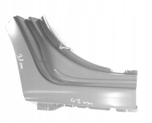 TOYOTA YARIS 3 P13 2011-2020 5D próg słupek C prawy 616010D130 61601-0D130 2/3 MINIATURA