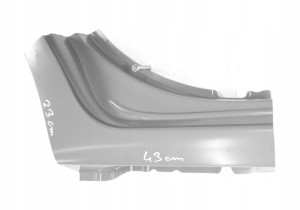 TOYOTA YARIS 3 P13 2011-2020 5D tylny prawy błotnik 616010D130 61601-0D130 2/3 MINIATURA