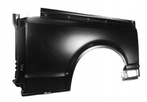 VW MULTIVAN VI 6 7E3 L2 LONG 2015-2021 tylny błotnik lewy 7E3809843 2/4 MINIATURA