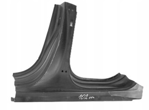 AUDI A3 S3 SPORTBACK 8Y4 2020-2026 próg słupek lewy 8Y4809839A 8Y4809839 2/3 MINIATURA