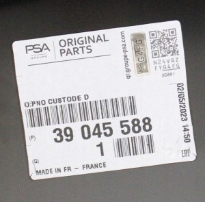 OPEL ASTRA K 5 V B16 2016-2021 próg słupek prawy 39045588 39117464 4/6 MINIATURA