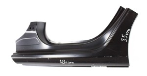 PEUGEOT 308 1 I T7 5D HB 2006-2012 próg słupek lewy 7009N1 2/3 MINIATURA