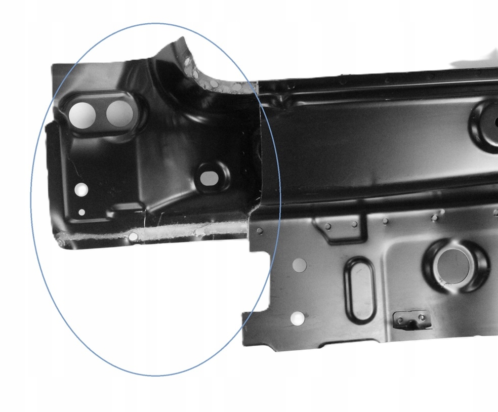 MERCEDES GLA X156 W156 A156 156 2019-2019 tylny pas ściana A1566400000 4/8