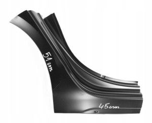 AUDI A4 S4 B9 LIFT 8W5 8W9 19-24 tylny prawy błotnik 8W9809838C 8W5809838A