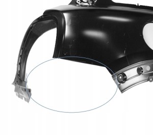 MINI COOPER F55 2013-2024 tylny prawy błotnik 41007408812 41007408788 4/6 MINIATURA