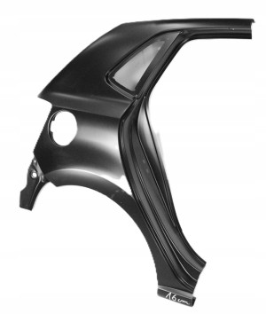 VW POLO 6R4 6C4 5D HB 2009-2017 Tylny prawy błotnik 6R4809844A 2/5 MINIATURA