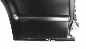 VW TRANSPORTER T5 5 V 7H3 L2 LONG 2003-2015 tylny błotnik prawy 7H3809844 4/6 MINIATURA