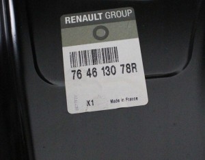 RENAULT MEGANE 3 III GRANDTOUR KOMBI 2009-2016 próg słupek lewy 764613078R 4/4 MINIATURA