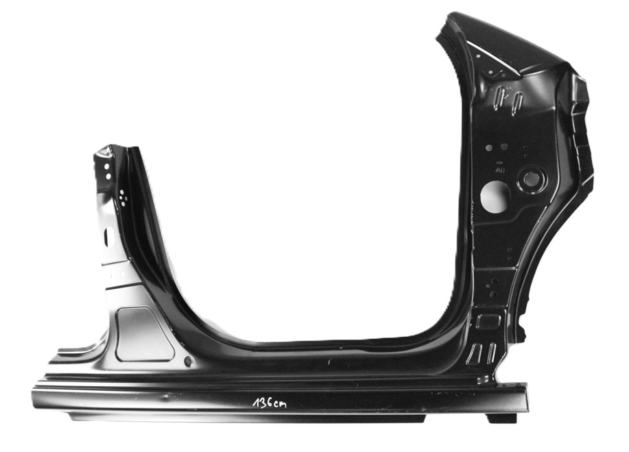 CITROEN C3 C-3 SC 2 II 2009-2016 próg słupek prawy 7133K9 3/3