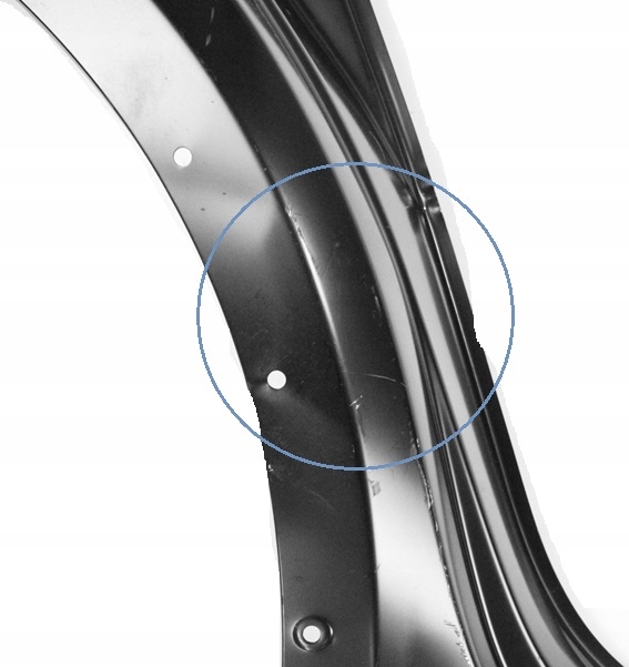 VW TIGUAN 2 II 5NA AD1 2016-2024 tylny prawy błotnik słupek C 5NA809844 4/4