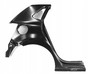 VW POLO 6R4 6C4 5D HB 2009-2017 Tylny prawy błotnik 6R4809844A 6R4809052