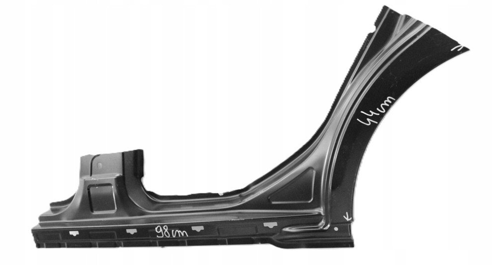 MERCEDES-BENZ C-KLASA W204 S204 A204 204 07- Próg słupek lewy A2046373735 2/3