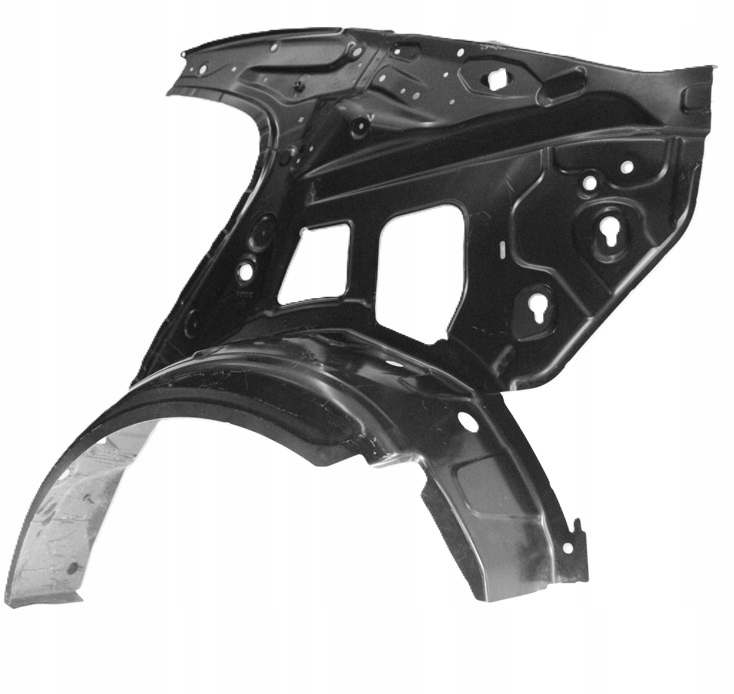 MERCEDES C-KLASA W206 A206 206 SEDAN 2021- tylny lewy błotnik A2066301702 2/4