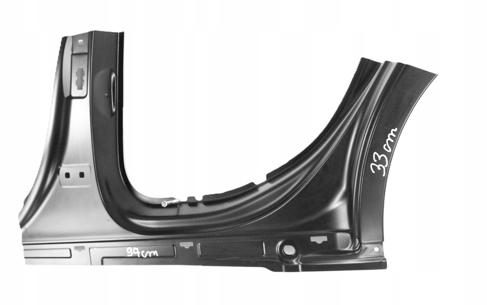 MERCEDES-BENZ A-KLASA W177 A177 177 2018- próg słupek lewy A1776374301 2/3