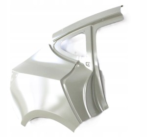 TESLA 3 MODEL 3 III 2017-2024 Tylny prawy błotnik 1073736-S0-M 1073736S0M 3/4 MINIATURA