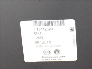 OPEL ASTRA J 4 IV KOMBI P10 2009-2016 tylny tył lewy błotnik 13442529 4/4 MINIATURA