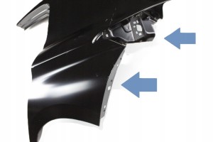 PEUGEOT 308 3 III T10 HB 5D 2021-2026 tylny lewy błotnik 1678185380 3/3 MINIATURA