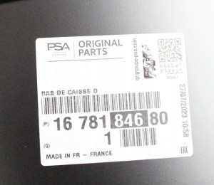 PEUGEOT 308 3 III 5D HB T10 2021-2026 próg słupek prawy 1678184680 4/4 MINIATURA