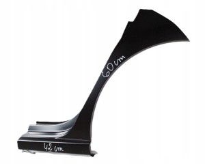 VW POLO 6R4 6C4 5D HB 09- próg słupek C lewy 6R4809843A 6R4809843 6R4809051 3/3 MINIATURA