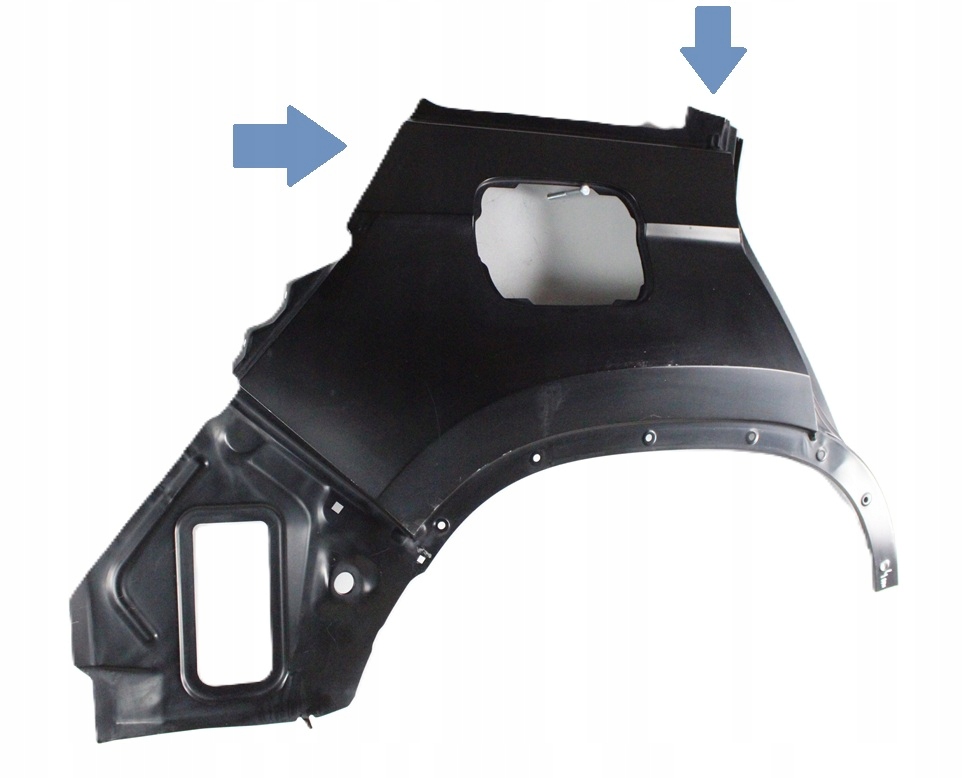 SKODA KODIAQ 565 2016-2024 tylny tył prawy błotnik 565809606A 565809602C 2/3