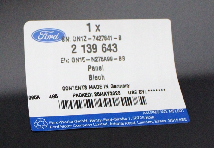 FORD ECOSPORT 2013-2022 próg słupek lewy 2139643 5/5