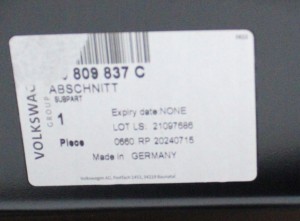 AUDI A4 S4 B9 LIFT KOMBI 8W9 2019-2024 tylny tył lewy błotnik 8W9809837C 4/4 MINIATURA