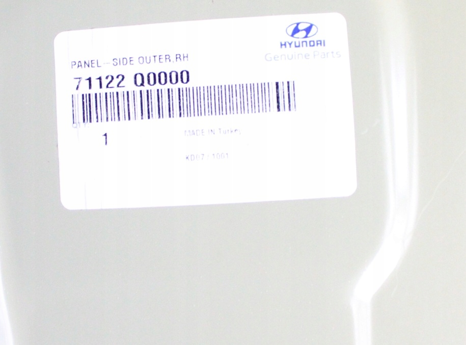 HYUNDAI I20 I-20 3 BC3 2020-2025 słupek czołowy dachowy prawy 71122Q0000 3/3