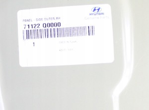 HYUNDAI I20 I-20 3 BC3 2020-2025 słupek czołowy dachowy prawy 71122Q0000 3/3 MINIATURA