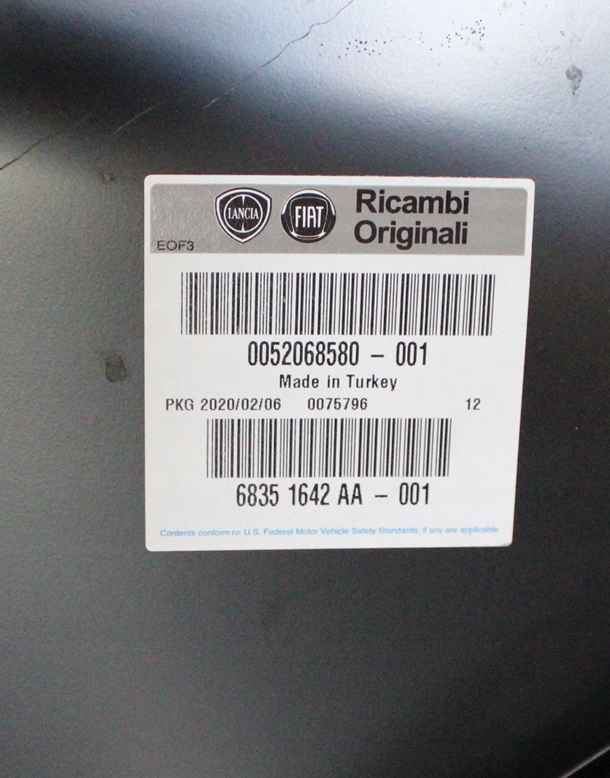 FIAT TIPO 2 II HB 5D 2015-2024 Tylny tył prawy błotnik 52068580 4/4