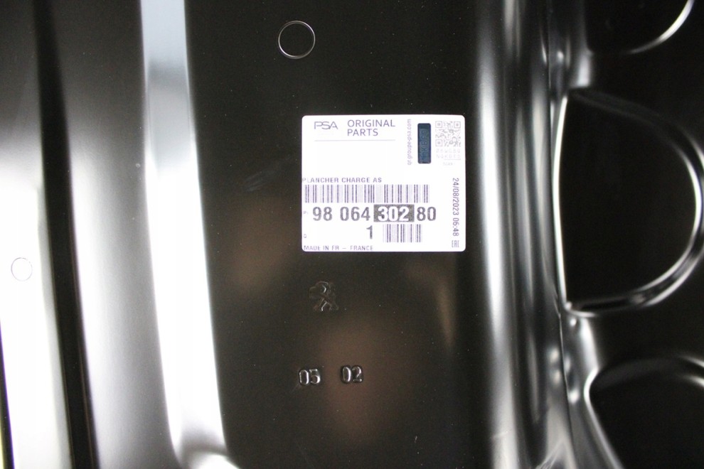 CITROEN C4 CACTUS ADBLUE wanna podłoga bagażnika 9806430280 3/6