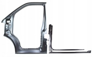 VW TRANSPORTER T5 7H0 2003-2015 próg słupek lewy 7H0810075A 7H1809843