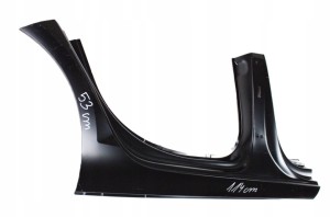 AUDI A4 S4 B9 8W5 8W9 2015-2019 próg słupek prawy 8W5809848 8W9809848 2/5 MINIATURA