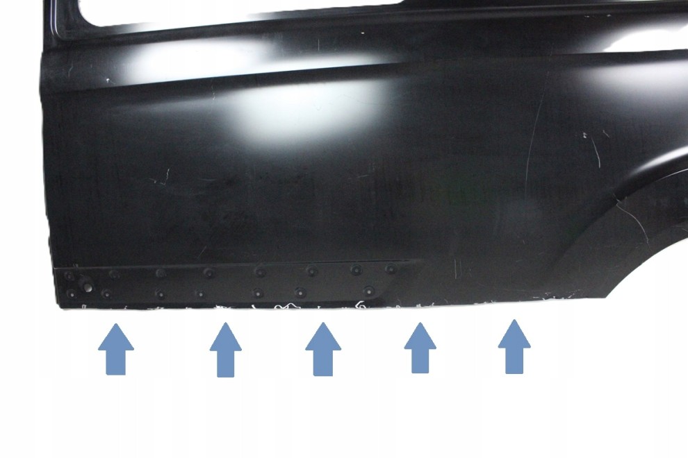 FORD TRANSIT CUSTOM V362 2012- L2 MAXI tylny lewy błotnik 1790945 2777695 4/7