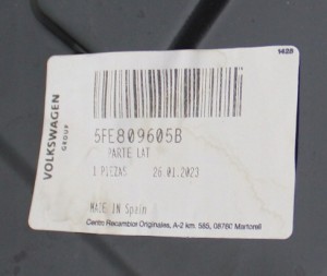 SEAT LEON CUPRA 4 IV 5FE ST KOMBI 20- próg słupek lewy 5FE809835 5FE809605B 4/4 MINIATURA