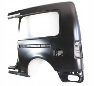 VW CADDY LIFE III IV LIFE MAXI 2K3 2004-2020 tylny lewy błotnik 2K3809843T 2/4 MINIATURA