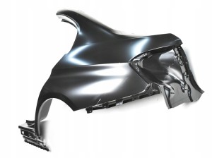 BMW 3 SEDAN F30 2012-2019 Tylny lewy błotnik 41217298011 41007298171 3/4 MINIATURA