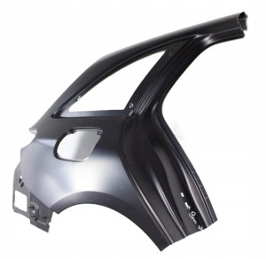 MERCEDES C-KLASA KOMBI S206 A206 W206 2021- tylny prawy błotnik A2066303802 3/4 MINIATURA