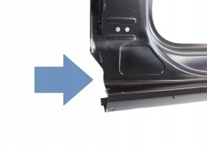 AUDI A4 S4 B8 8K9 AVANT KOMBI 2008- próg słupek lewy 8K9810099 8K9809839 4/6 MINIATURA