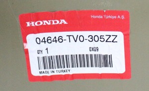 HONDA CIVIC IX 9 FK 5D HB 2012-2016 tylny lewy błotnik 04646TV0305ZZ 5/5 MINIATURA