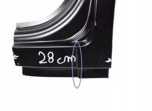 OPEL MOVANO B X62 2010-2022 Próg słupek A prawy 93168351 95508668 5/7 MINIATURA