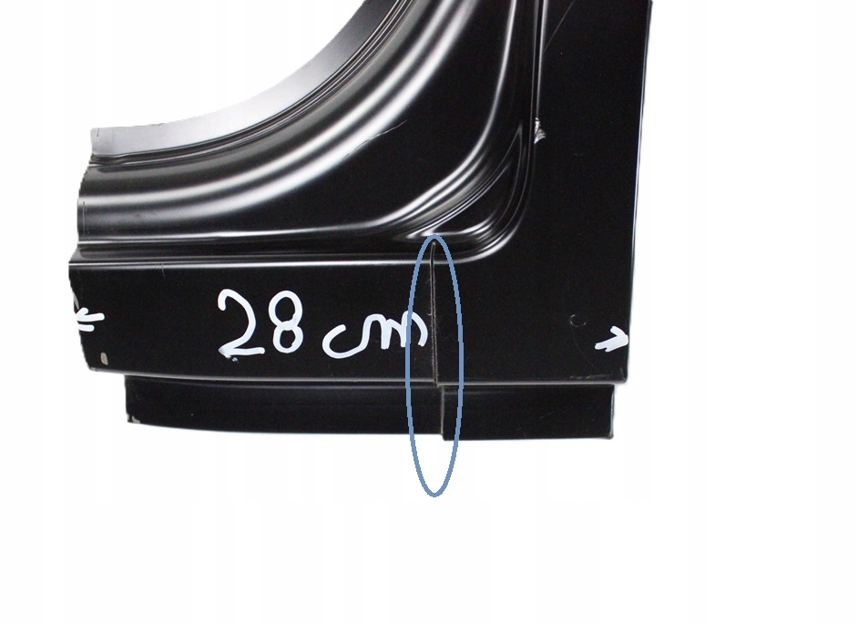 RENAULT MASTER 3 III 2010-2024 Próg słupek A prawy 801C00777R 5/7