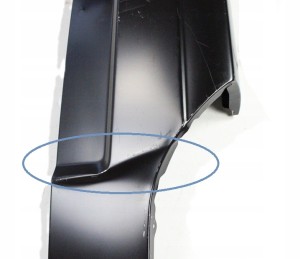 OPEL MOVANO C H2 2021-2025 tylny lewy błotnik narożnik słupek 1344474080 4/6 MINIATURA