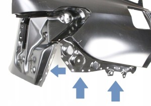 BMW 3 III G20 TOURING G21 KOMBI 2019-2025 tylny prawy błotnik 41007493270 4/4 MINIATURA