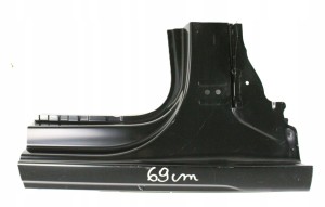 AUDI A4 S4 B9 8W5 8W9 LIFT 2019- Próg słupek A prawy 8W5809848A 8W9809848C