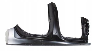 AUDI A3 S3 SPORTBACK 8Y4 2020- próg słupek prawy 8Y4809840A 8Y4809840 2/3 MINIATURA